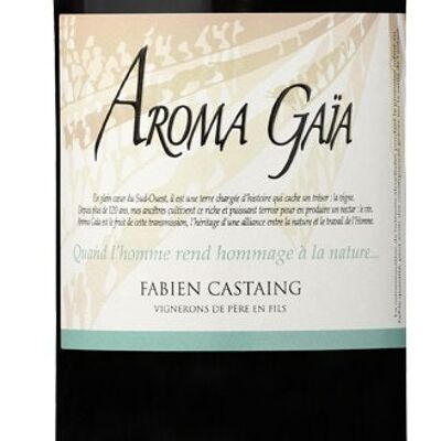 Vino rosso biologico Bergerac Aroma Gaia 75cl