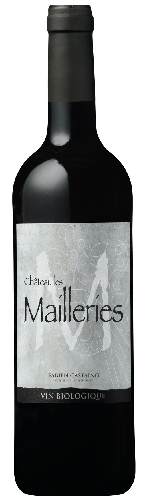 Vin rouge Bergerac Château les Mailleries M Bio 75cl