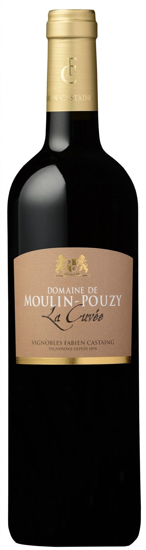 Vin rouge boisé Bergerac Moulin-Pouzy La Cuvée 75cl
