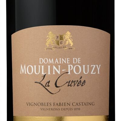 Vino rosso boscoso Bergerac Moulin-Pouzy La Cuvée 75cl