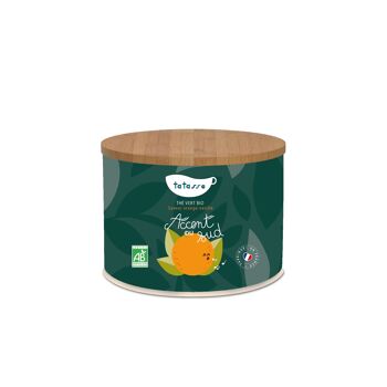 Accent du Sud - Thé vert BIO saveur orange-vanille 2