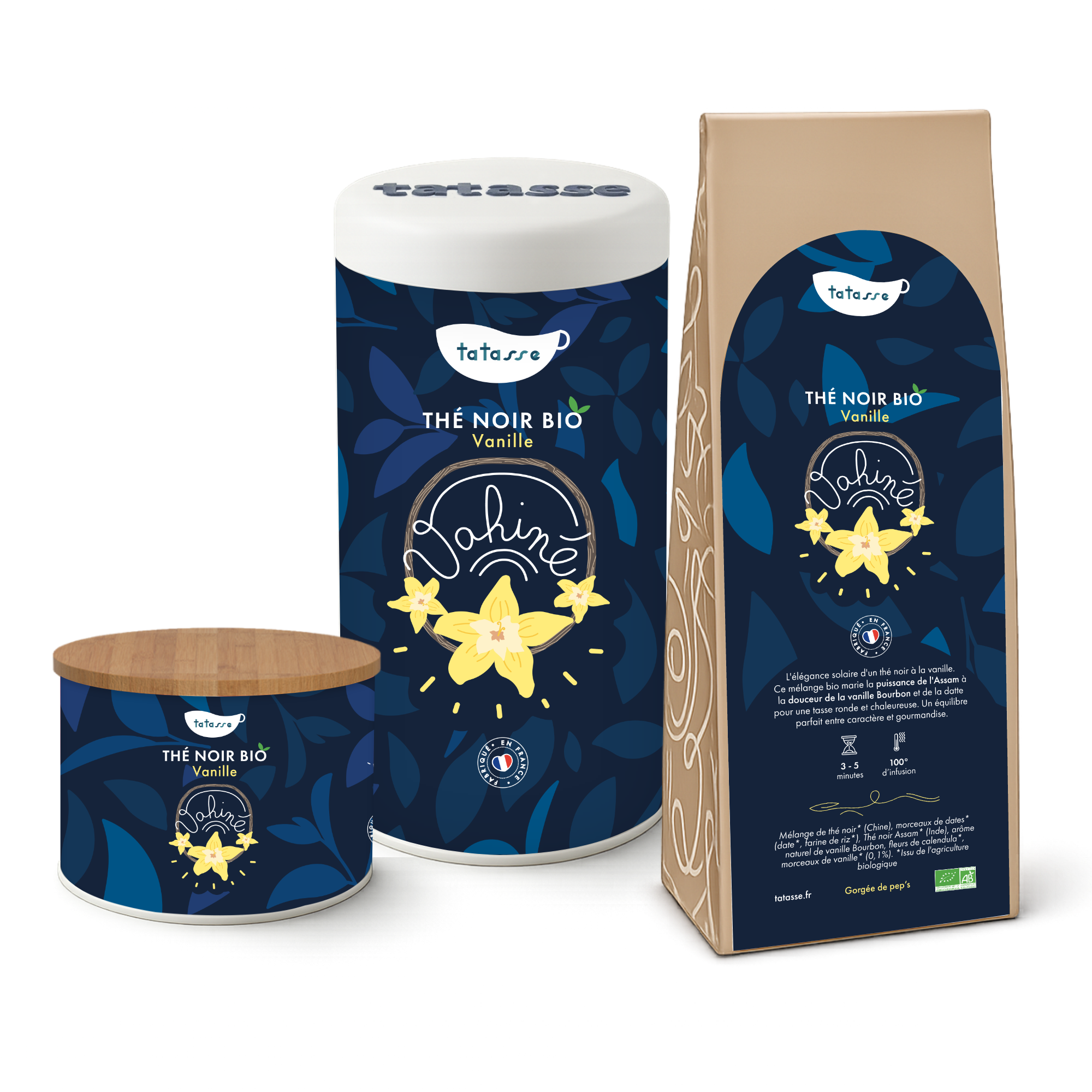 Thé noir bio vanille – infusion gourmande et structurée – Vahiné