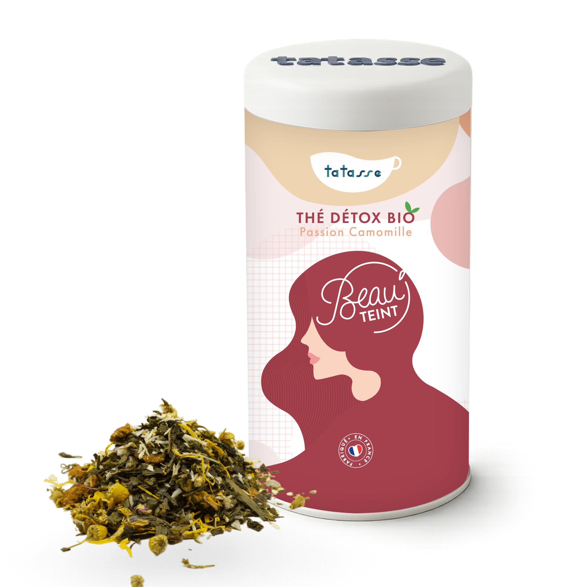 Organic green tea with floral passion fruit – wellness infusion – Beautiful Complexion