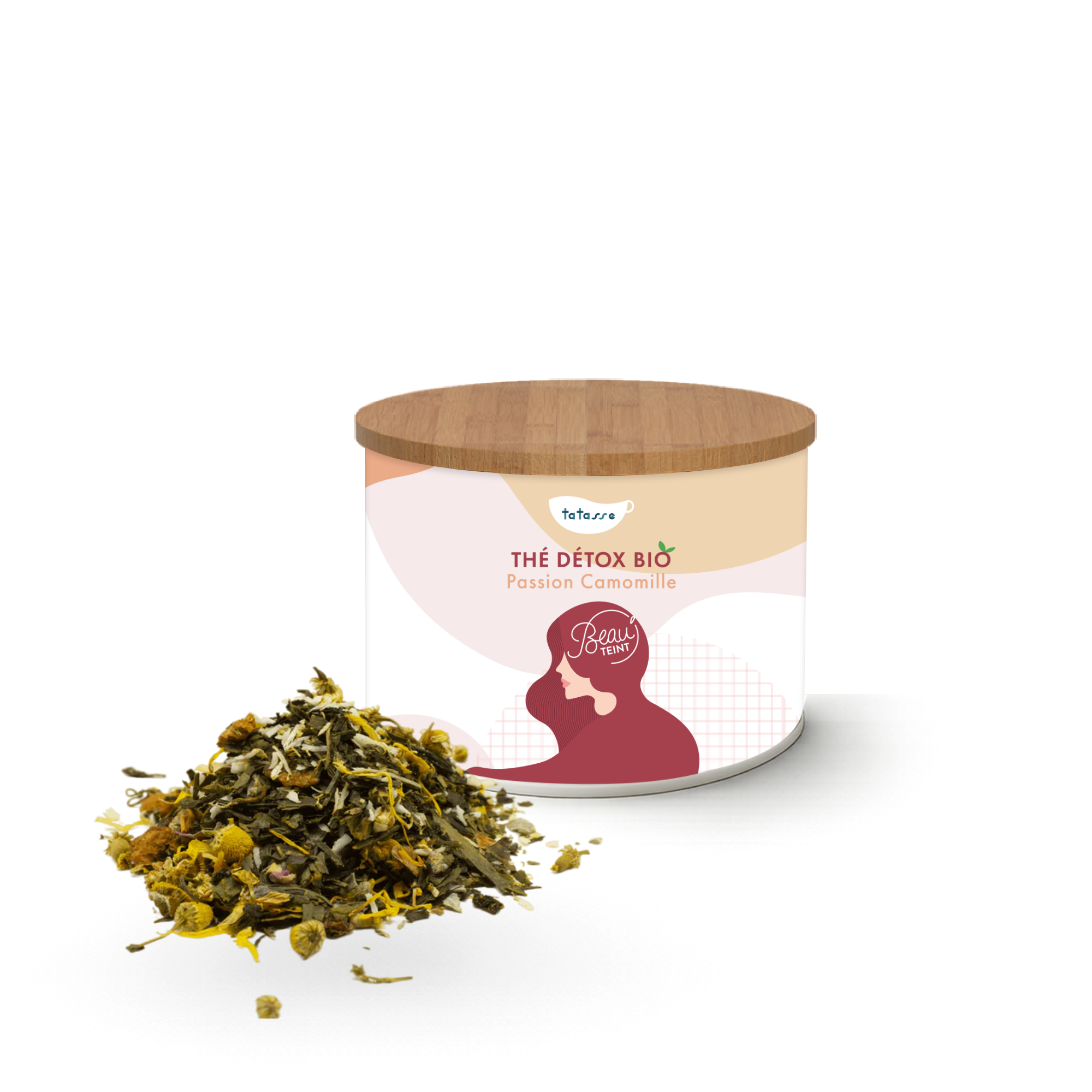Thé vert bio floral passion – infusion bien-être – Beau Teint