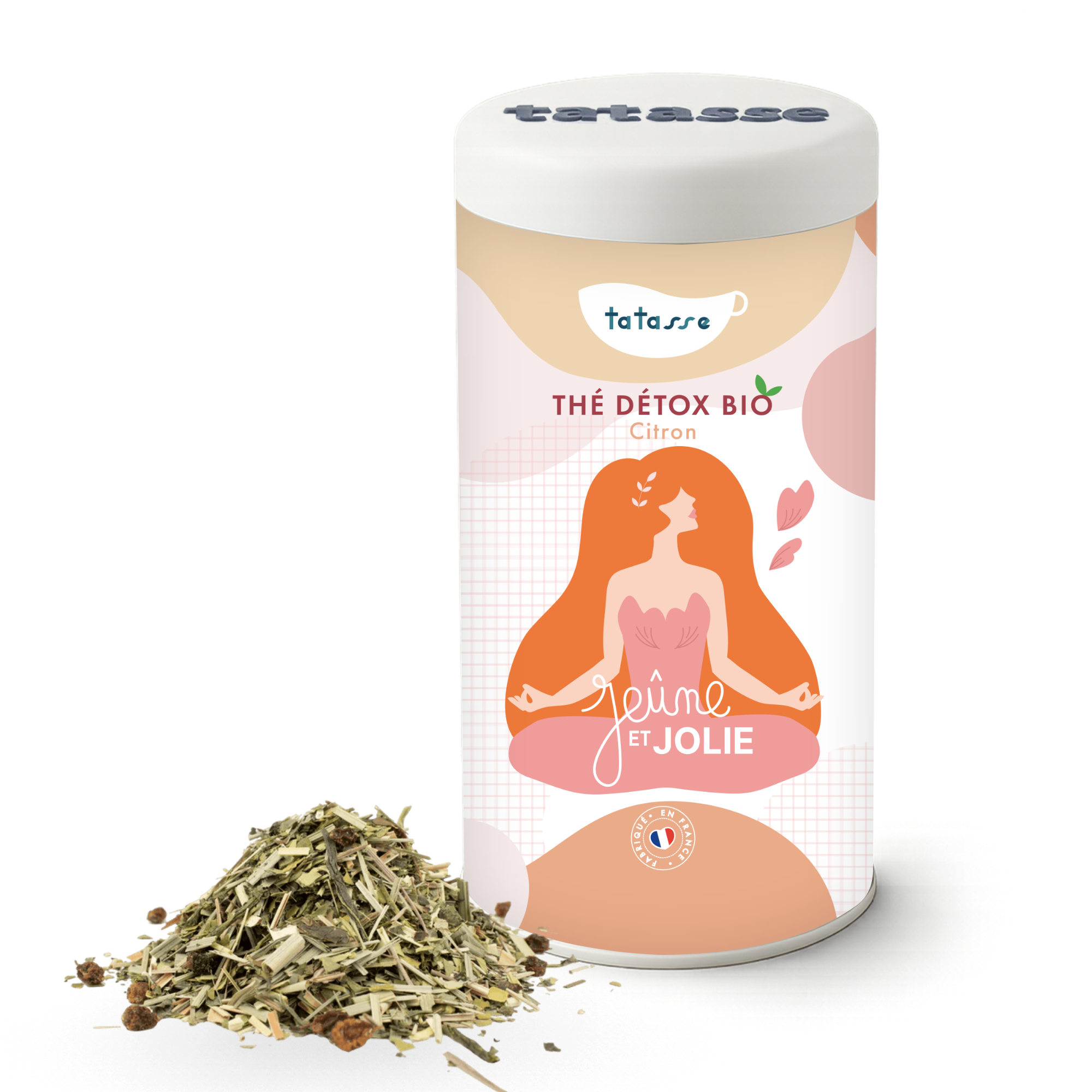 Organic detox maté with lemongrass – tonic infusion – Jeûne et Jolie
