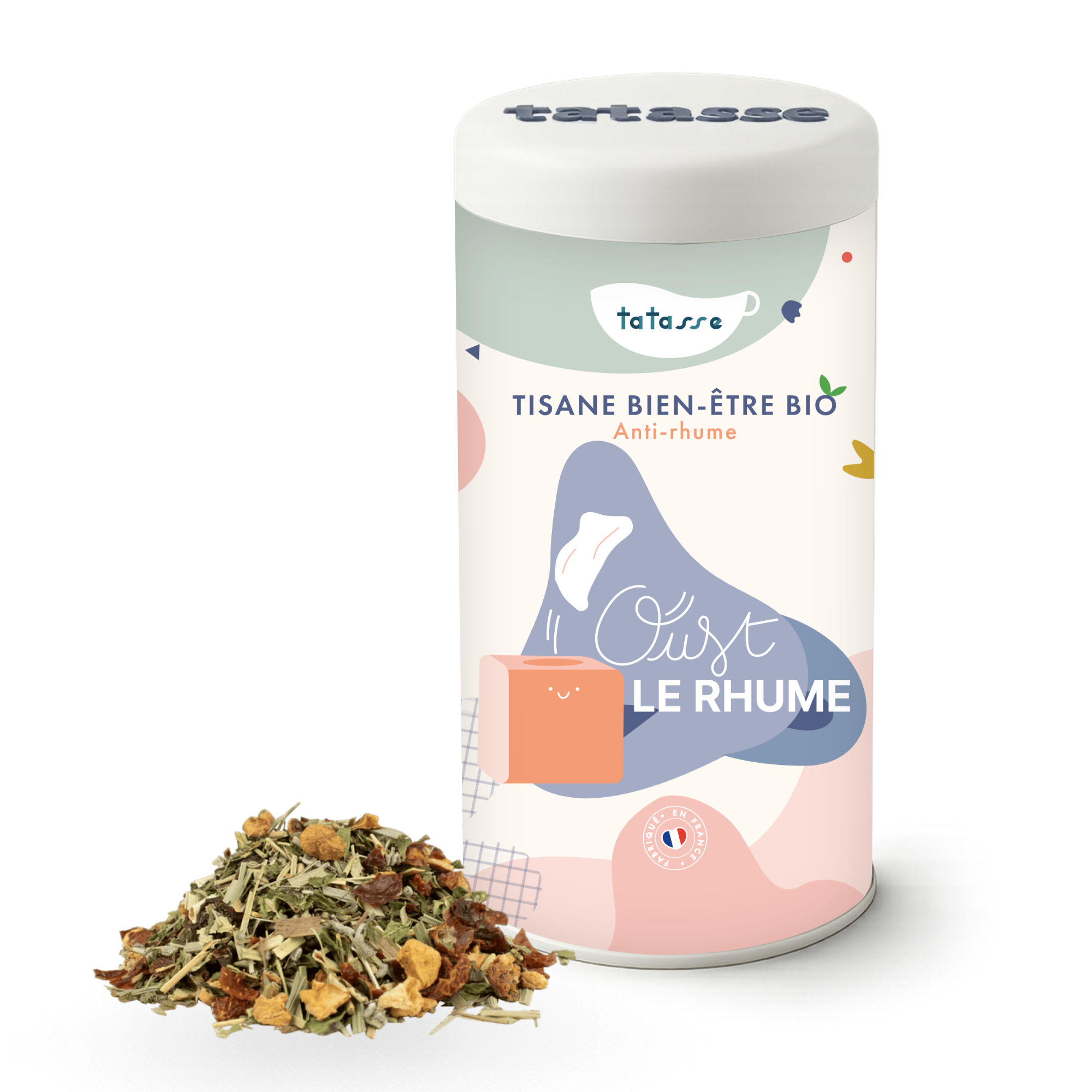 Organic mint and thyme infusion – a fresh, winter herbal tea – Out with the Cold