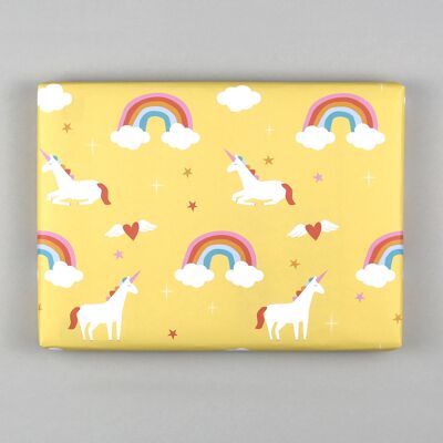 Unicorno di carta da regalo Paula