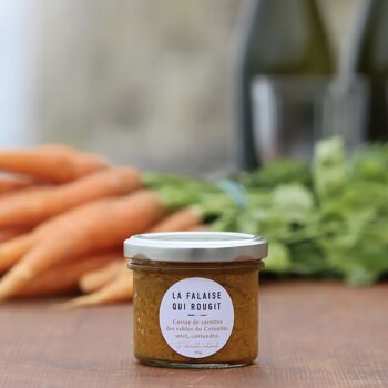 Caviar de carottes des sables du Cotentin, miel, coriandre 2