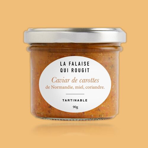 Caviar de carottes des sables du Cotentin, miel, coriandre