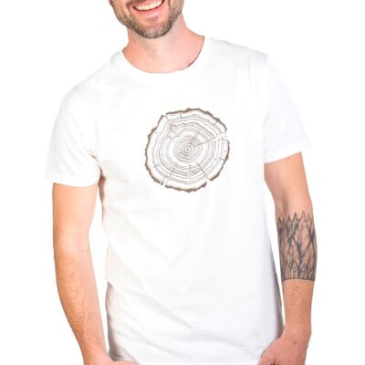 Camisa Fairwear Orgánica Hombre Stone Washed White Treeslice