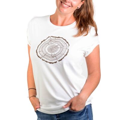 Fairwear Camisa Orgánica Mujer Stone Washed White Treeslice