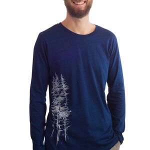 Fairwear Organic Longsleeve Homme Denim Blue Spruce Forest
