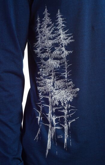 Fairwear Organic Longsleeve Homme Denim Blue Spruce Forest 3