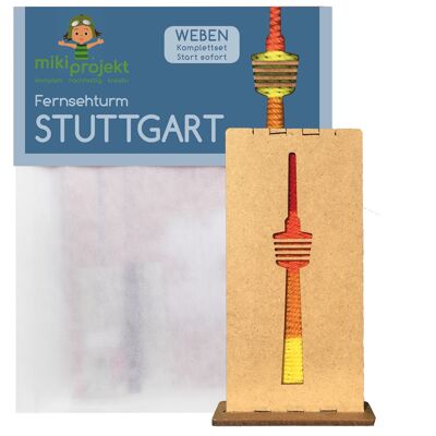 Conjunto de artesanía de tejido "Torre de TV de Stuttgart"