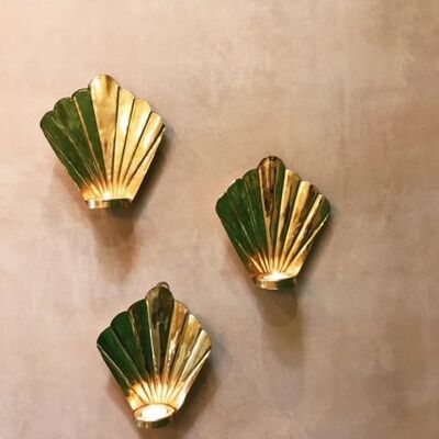 brass shell candle