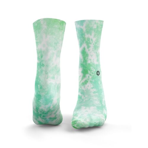 Tie Dye Socks - Womens Green