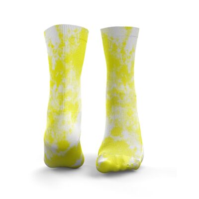Calcetines Tie Dye - Amarillo Mujer
