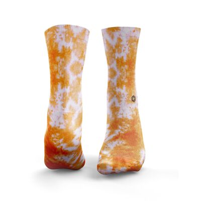 Calcetines Tie Dye - Mujer Naranja