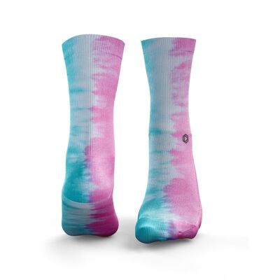 Calzini a metà e metà tie-dye