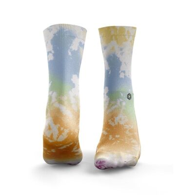 Calcetines con efecto tie-dye Rainbow Swirl