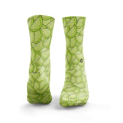 Lime Slice Socks