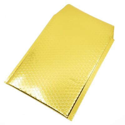 Gold metallic bubble envelope - Gift bag