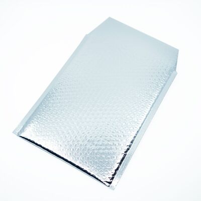 Silver metallic bubble envelope - Gift bag
