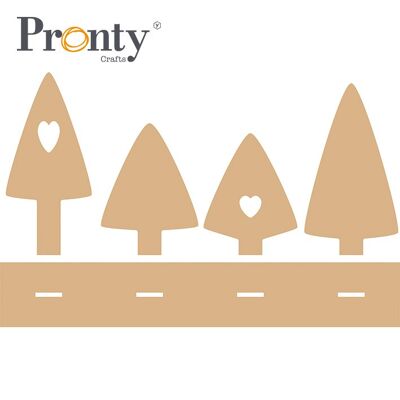 Pronty Crafts MDF  Christmas Trees