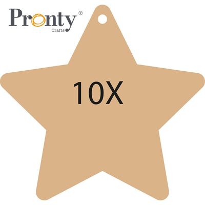 Pronty Crafts MDF Stars paquete de 10