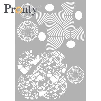 Pronty Crafts Stencil Layered Circles A4 1