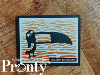 Pronty Crafts Set Stickers A5 Citation noir 2