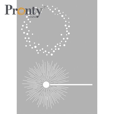 Pronty Crafts Pochoir Pissenlit 1 A4