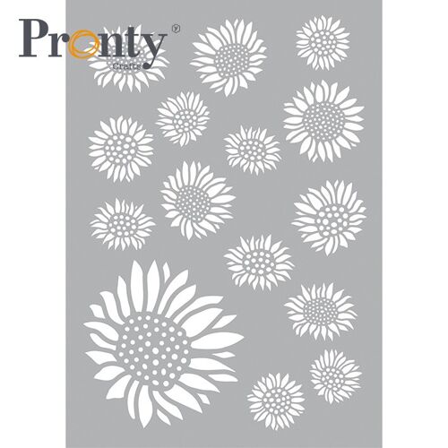 Pronty Crafts Stencil Sunflowers A5