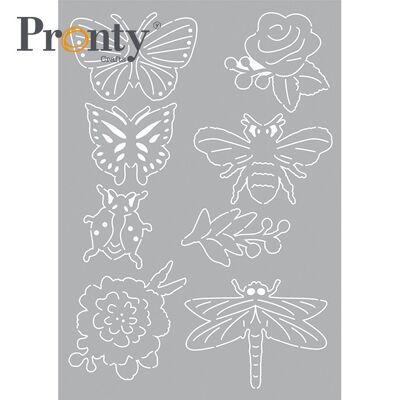 Pronty Crafts Stencil Insectos A5