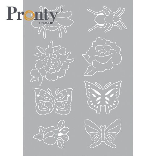Pronty Crafts Stencil Insects 1 A5