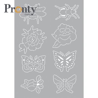 Pronty Crafts Stencil Insetti 1 A5