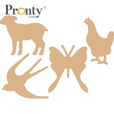 Pronty Crafts MDF Tierfeder 3mm