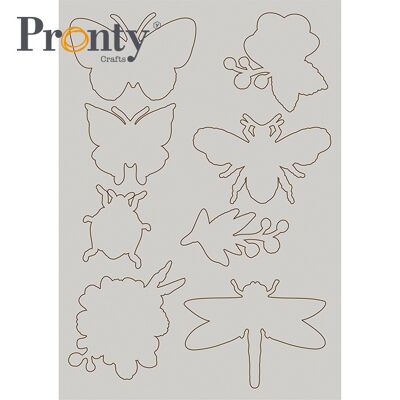 Pronty Crafts Chipboard A5 Insectes