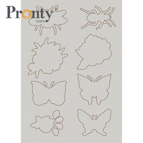 Pronty Crafts Chipboard A5 Insects 2