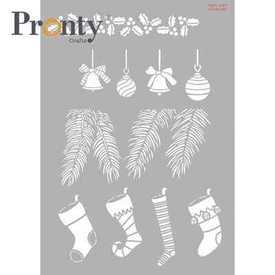 Pronty Crafts bordes navideños A4