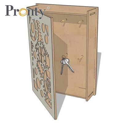 Pronty Crafts MDF Steampunk Key box