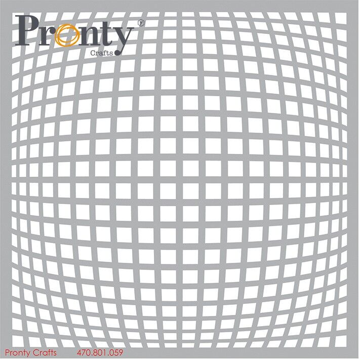 Stencil maschera Pronty Crafts Square Explosion 15x15 cm