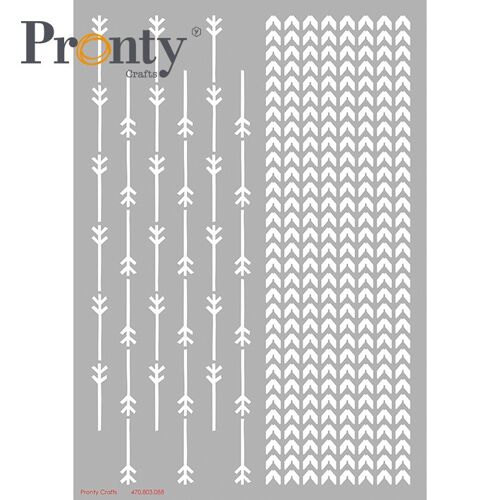 Pronty Crafts Stencil Woven patterns A4