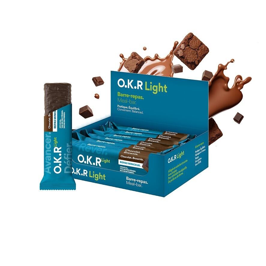 Barrita adelgazante - Brownie proteico vegano. Chocolate.