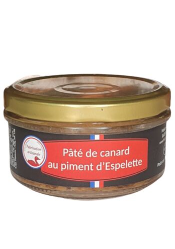 Pâté de Canard au Piment d'Espelette - 130g 3