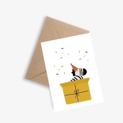 SURPRISE BIRTHDAY CARD