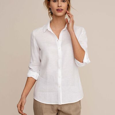 Blusa in olmo - Bianco