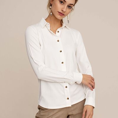 Blusa de cedro - Blanco roto