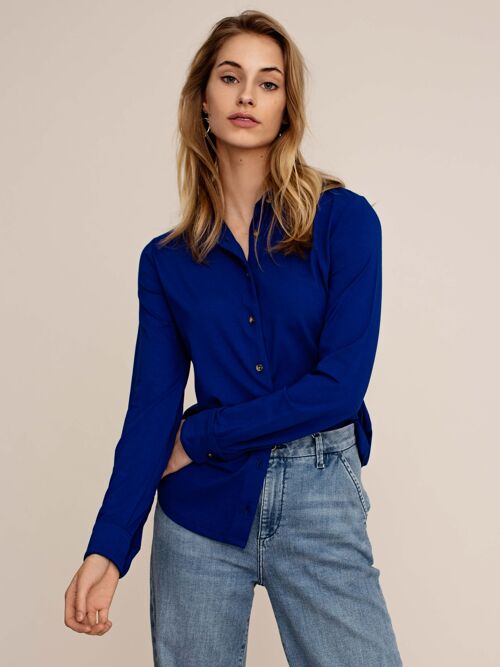 Cedar blouse - Cobalt blue