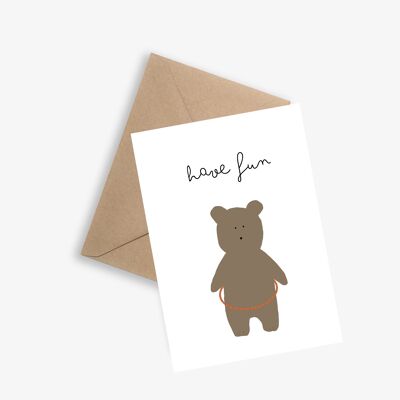 Message Card - Have fun